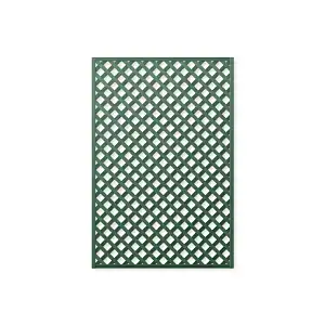 Treillage en bois maille losange 47mm 1.00m x 1.50m VERT